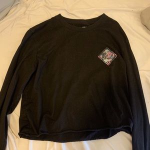 black dutch bros crop top